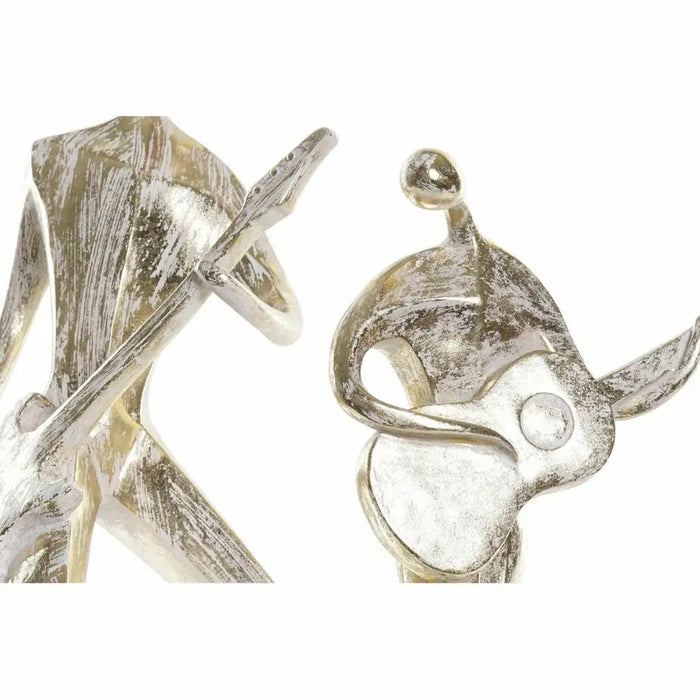 Decorative Figure DKD Home Decor 21 x 13 x 42 cm 17 x 7,5 x 33 cm Golden Music (2 Units) - Декорация и Осветление<<<Дом