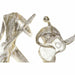 Decorative Figure DKD Home Decor 21 x 13 x 42 cm 17 x 7,5 x 33 cm Golden Music (2 Units) - Декорация и Осветление<<<Дом