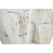 Decorative Figure DKD Home Decor 23 x 10 x 30 cm Face Golden Aluminium White - Декорация и Осветление<<<Дом