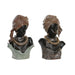 Decorative Figure DKD Home Decor 26 x 17 x 40 cm Black Beige Colonial African Woman (2 Units) - Декорация и