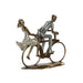 Decorative Figure DKD Home Decor 27 x 9,5 x 23 cm Pink Golden White (2 Units) - Декорация и Осветление<<<Дом