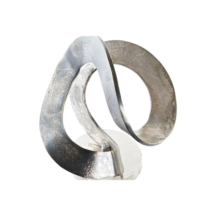 Decorative Figure DKD Home Decor 30 x 29 x 33 cm Abstract Silver Golden Modern (2 Units) - Декорация и Осветление<<<Дом
