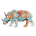 Decorative Figure DKD Home Decor 34 x 12,5 x 16,5 cm Multicolour Rhinoceros Modern - Декорация и Осветление<<<Дом