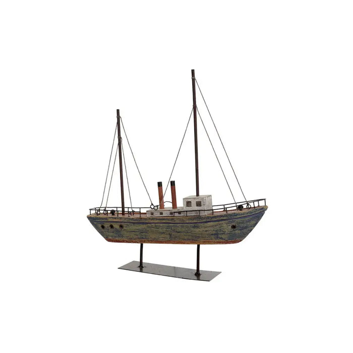 Decorative Figure DKD Home Decor 37,5 x 8,5 x 41 cm Aged finish Multicolour Barco - Декорация и Осветление<<<Дом