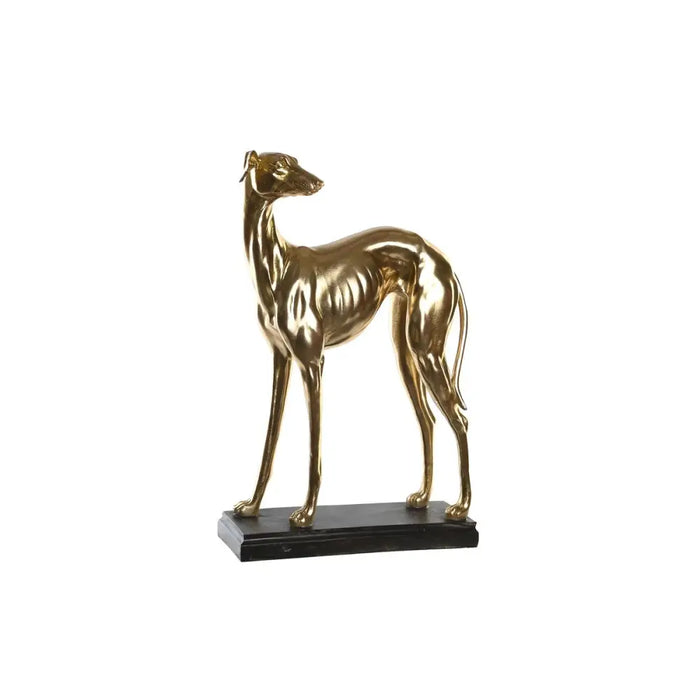 Decorative Figure DKD Home Decor 44,5 x 17 x 65,5 cm Black Golden Dog - Декорация и Осветление<<<Дом