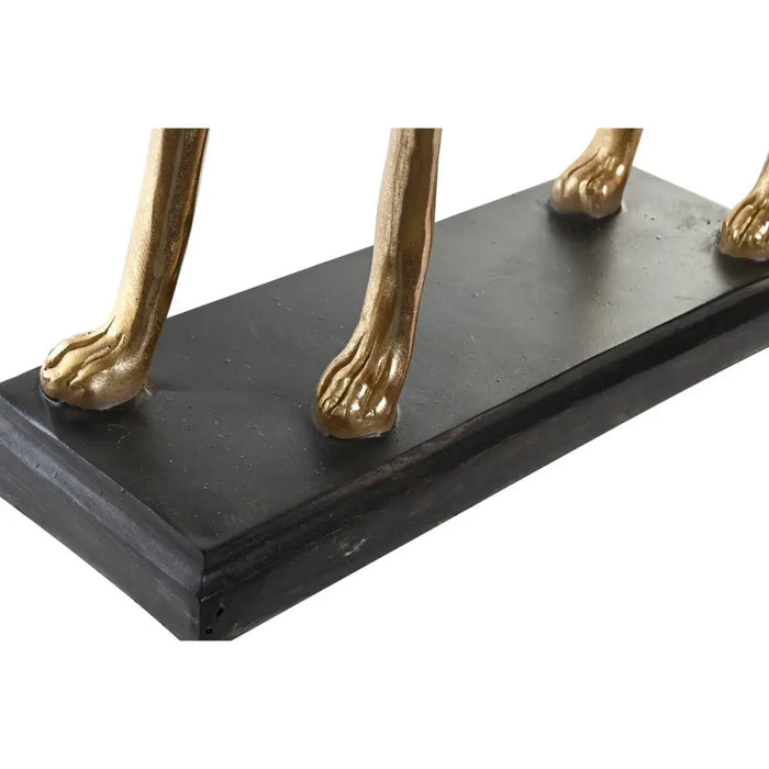 Decorative Figure DKD Home Decor 44,5 x 17 x 65,5 cm Black Golden Dog - Декорация и Осветление<<<Дом