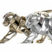 Decorative Figure DKD Home Decor 46,5 x 10 x 18 cm Silver Golden Panther (2 Units) - Декорация и Осветление<<<Дом