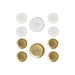 Decorative Figure DKD Home Decor (5 Pieces) (2 Units) Modern (35 x 2 x 35 cm) - Декорация и Осветление<<<Дом