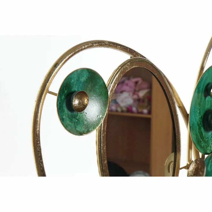 Decorative Figure DKD Home Decor 62 x 9 x 53,3 cm Abstract Golden Green - Декорация и Осветление<<<Дом