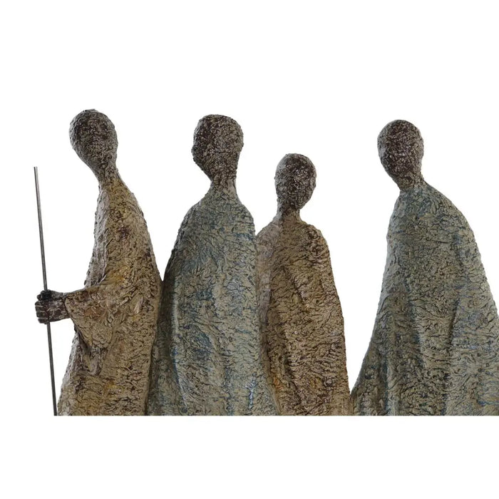 Decorative Figure DKD Home Decor African Woman Resin Multicolour (33,5 x 14,5 x 41 cm) - Декорация и Осветление<<<Дом