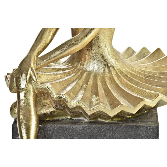 Decorative Figure DKD Home Decor Ballerina Golden Resin Dark grey (21,5 x 23 x 32 cm) - Декорация и Осветление<<<Дом