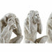 Decorative Figure DKD Home Decor Beige White Resin (14,5 x 11 x 19 cm) (3 Units) - Декорация и Осветление<<<Дом