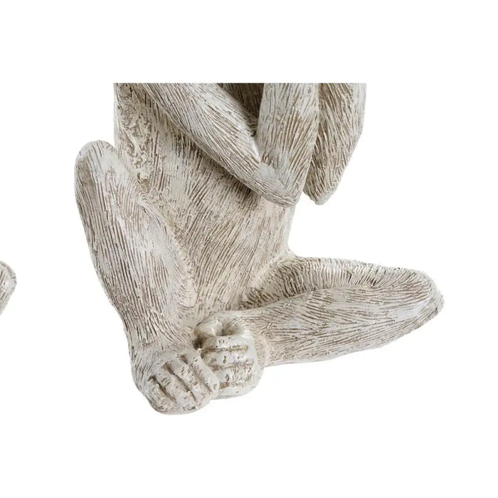 Decorative Figure DKD Home Decor Beige White Resin (14,5 x 11 x 19 cm) (3 Units) - Декорация и Осветление<<<Дом