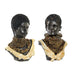 Decorative Figure DKD Home Decor Black Beige Colonial African Woman African Man 26 x 20 x 42 cm (2 Units) - Декорация и