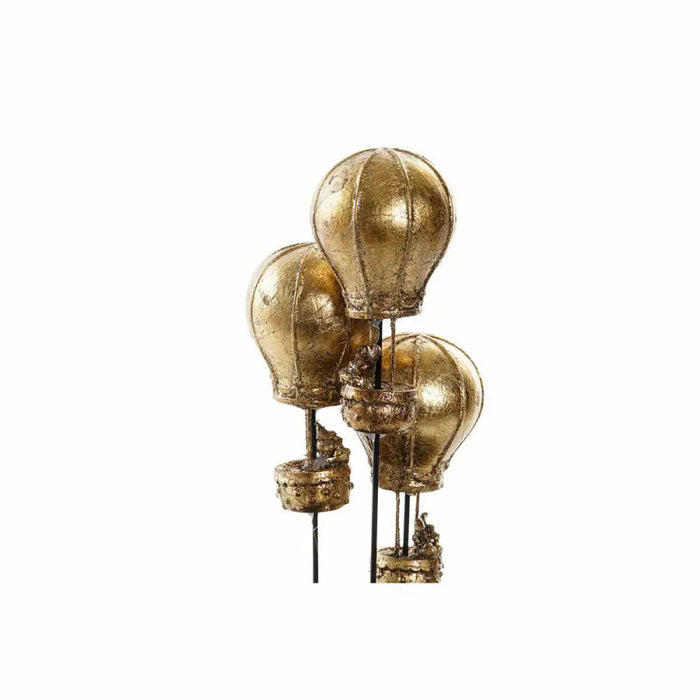 Decorative Figure DKD Home Decor Black Golden 14 x 14 x 22 cm - Декорация и Осветление<<<Дом Градина<<<BigBuy&&&Други