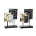 Decorative Figure DKD Home Decor Black Golden Buddha Oriental 22,5 x 8 x 30,7 cm (2 Units) - Декорация и