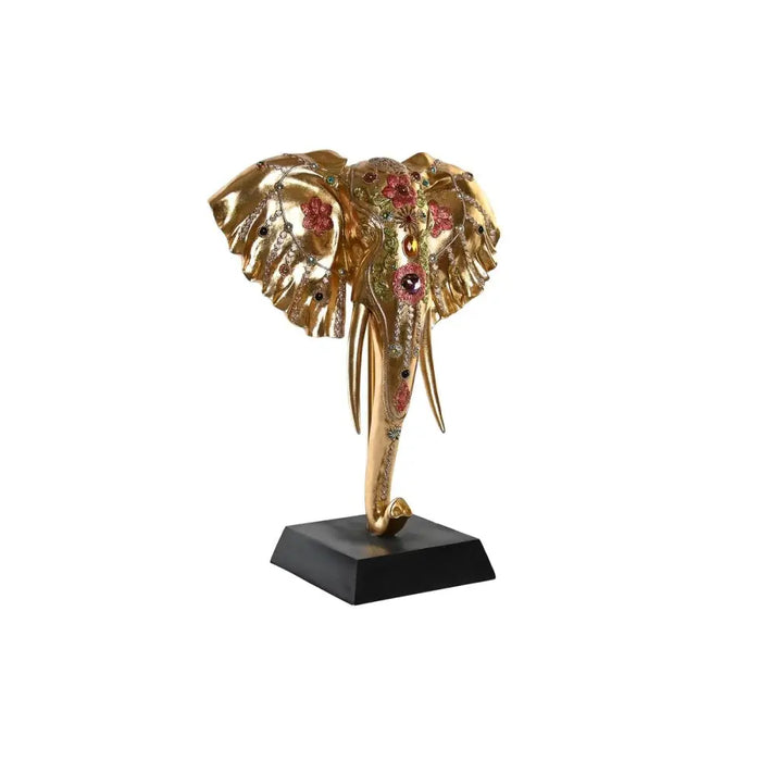 Decorative Figure DKD Home Decor Black Golden Elephant Colonial 43 x 22 x 55,5 cm - Декорация и Осветление<<<Дом