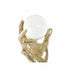 Decorative Figure DKD Home Decor Black Golden Hand 13,5 x 13,5 x 36 cm - Декорация и Осветление<<<Дом
