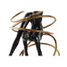 Decorative Figure DKD Home Decor Black Golden Metal Resin Modern (17 x 14 x 42,5 cm) - Декорация и Осветление<<<Дом