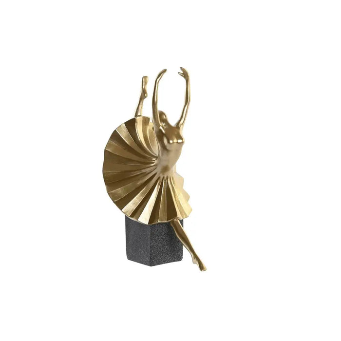Decorative Figure DKD Home Decor Black Golden Resin Modern (20 x 16 x 33,5 cm) - Декорация и Осветление<<<Дом