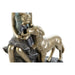 Decorative Figure DKD Home Decor Blue Golden Lady 15 x 9,5 x 18 cm - Декорация и Осветление<<<Дом