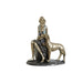 Decorative Figure DKD Home Decor Blue Golden Lady 15 x 9,5 x 18 cm - Декорация и Осветление<<<Дом