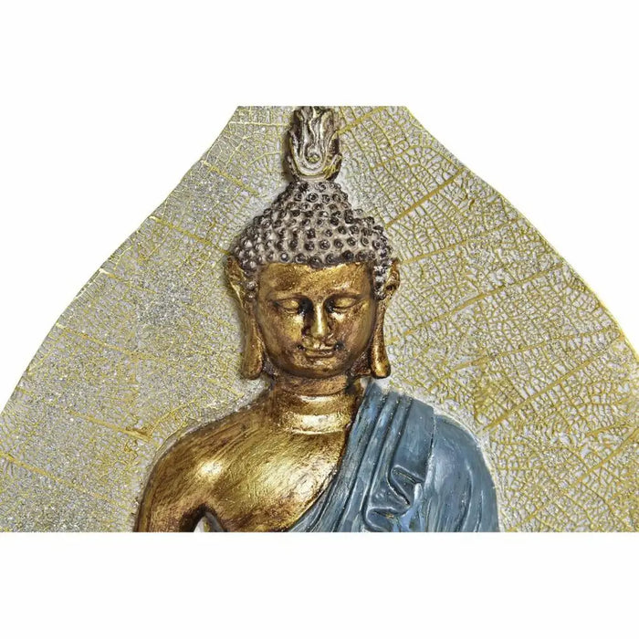 Decorative Figure DKD Home Decor Blue Red Orange Golden Buddha Oriental 15,5 x 5 x 20,7 cm (3 Units) - Декорация и