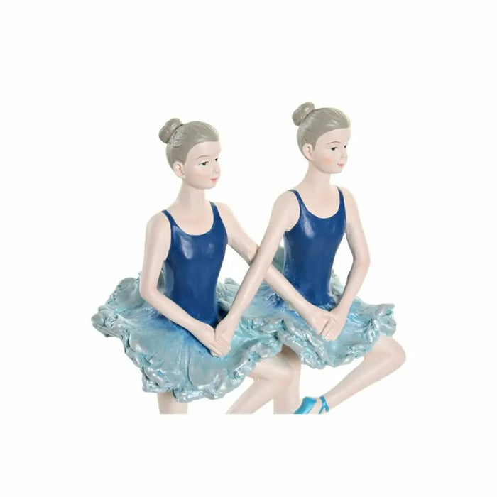 Decorative Figure DKD Home Decor Blue Romantic Ballet Dancer 14 x 7,5 x 21,5 cm - Декорация и Осветление<<<Дом