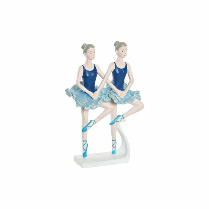 Decorative Figure DKD Home Decor Blue Romantic Ballet Dancer 14 x 7,5 x 21,5 cm - Декорация и Осветление<<<Дом