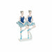 Decorative Figure DKD Home Decor Blue Romantic Ballet Dancer 14 x 7,5 x 21,5 cm - Декорация и Осветление<<<Дом