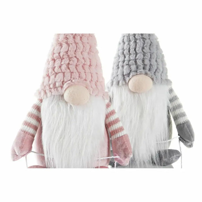 Decorative Figure DKD Home Decor Christmas Gnome Polyester (15 x 25 x 35 cm) (2 Units) - Декорация и Осветление<<<Дом