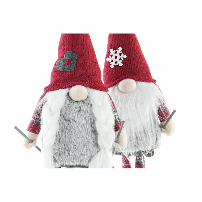 Decorative Figure DKD Home Decor Christmas Gnome Polyester (16 x 12 x 46 cm) (2 Units) - Декорация и Осветление<<<Дом