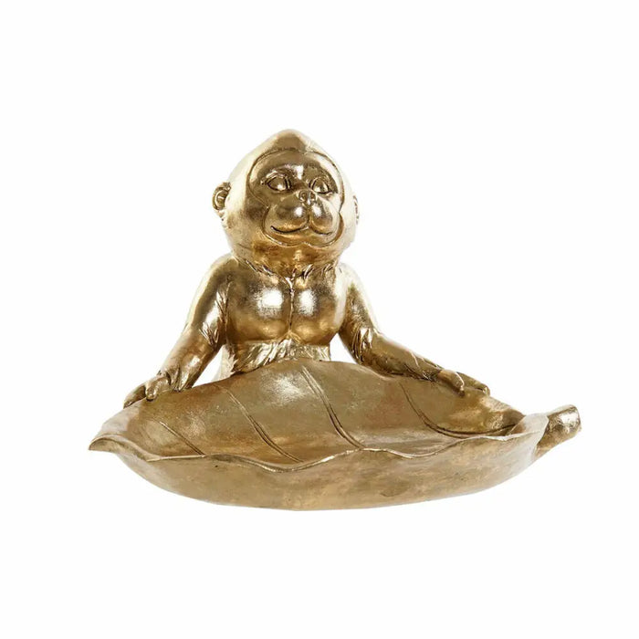 Decorative Figure DKD Home Decor Golden Colonial Leaf of a plant 23 x 20,4 x 14,8 cm - Декорация и Осветление<<<Дом