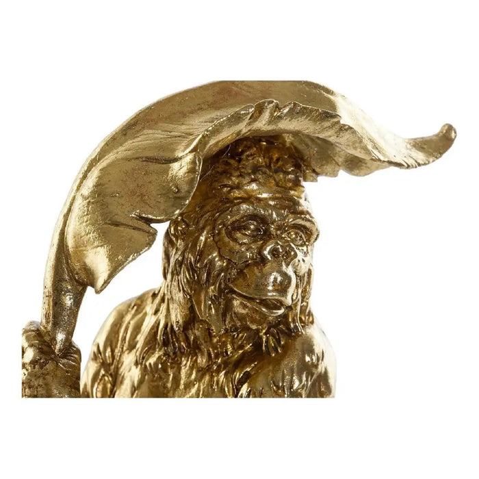 Decorative Figure DKD Home Decor Golden Colonial Monkey Leaf of a plant 16,5 x 10,6 x 22,5 cm - Декорация и