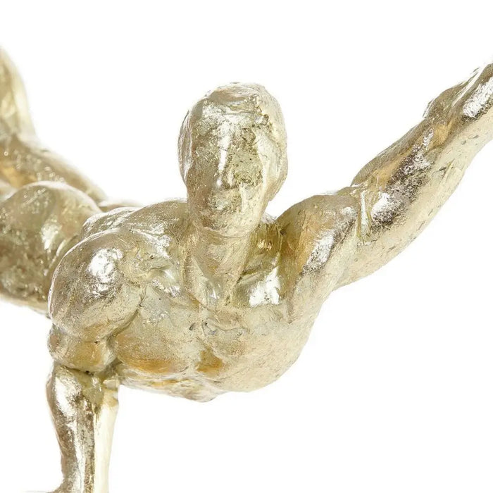 Decorative Figure DKD Home Decor Golden Gymnast 30 x 10 x 27 cm 4 Kg - Декорация и Осветление<<<Дом