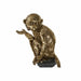 Decorative Figure DKD Home Decor Golden Metal Resin Colonial Monkey (32 x 21 x 105 cm) - Декорация и Осветление<<<Дом