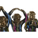 Decorative Figure DKD Home Decor Golden Resin Multicolour Monkey Modern (19 x 12 x 24,5 cm) (3 Units) - Декорация и