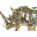 Decorative Figure DKD Home Decor Golden Resin Multicolour Rhinoceros (55 x 17,5 x 25 cm) - Декорация и Осветление<<<Дом