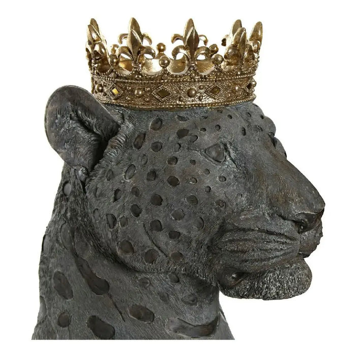 Decorative Figure DKD Home Decor Grey Golden Colonial Animal 27,5 x 23,5 x 33 cm (2 Units) - Декорация и