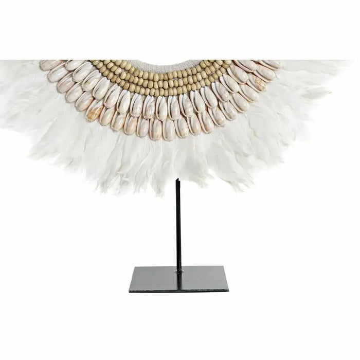 Decorative Figure DKD Home Decor Iron Feather (50 x 12,5 x 59 cm) - Декорация и Осветление<<<Дом