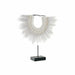 Decorative Figure DKD Home Decor Iron Feather Shells (42 x 9.5 x 44 cm) - Декорация и Осветление<<<Дом