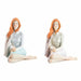 Decorative Figure DKD Home Decor Lady Romantic 15 x 18 x 19,5 cm (2 Units) (2 Pieces) - Декорация и Осветление<<<Дом