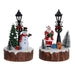 Decorative Figure DKD Home Decor LED Light Resin Snow Doll (9 x 9 x 13 cm) (2 Units) - Декорация и Осветление<<<Дом