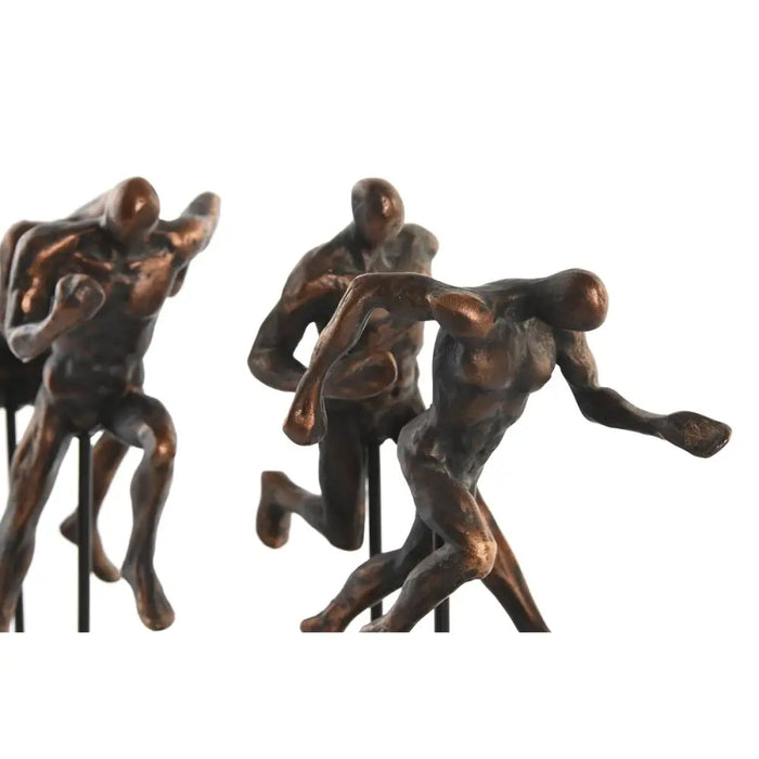 Decorative Figure DKD Home Decor Metal Copper Resin Modern (43 x 11,5 x 19 cm) - Декорация и Осветление<<<Дом