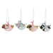 Decorative Figure DKD Home Decor Multicolour Dog 18 x 12,5 x 16 cm (4 Units) - Декорация и Осветление<<<Дом