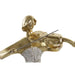 Decorative Figure DKD Home Decor Music 20 x 12 x 41,5 cm Ballerina Golden Romantic (3 Units) - Декорация и