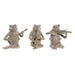 Decorative Figure DKD Home Decor Music 23 x 19,5 x 22,5 cm Brown Frog (3 Units) - Декорация и Осветление<<<Дом