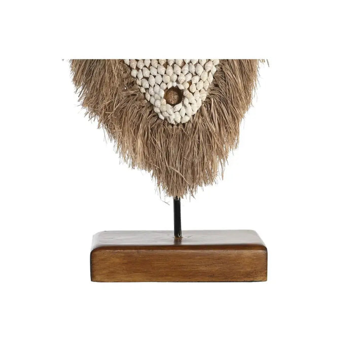 Decorative Figure DKD Home Decor Natural Mask Fibre (30 x 10,5 x 53 cm) - Декорация и Осветление<<<Дом