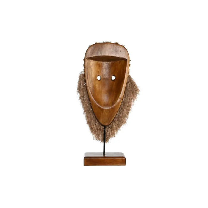 Decorative Figure DKD Home Decor Natural Mask Fibre (30 x 10,5 x 53 cm) - Декорация и Осветление<<<Дом