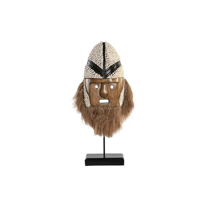Decorative Figure DKD Home Decor Natural White Shells Mask (30 x 10 x 60 cm) - Декорация и Осветление<<<Дом